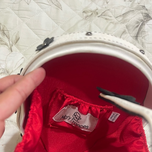 Mary Frances White and Red Floral Crossbody Bag - Picture 6 of 9